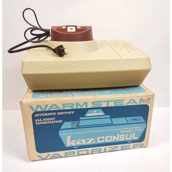 VTG Kaz Consul Safeguard Vaporizer Humidifier P67 Original Box Auto Off Tested - Picture 6 of 10